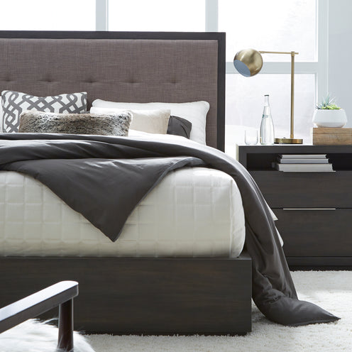 Oxford Basalt Grey Queen Bed